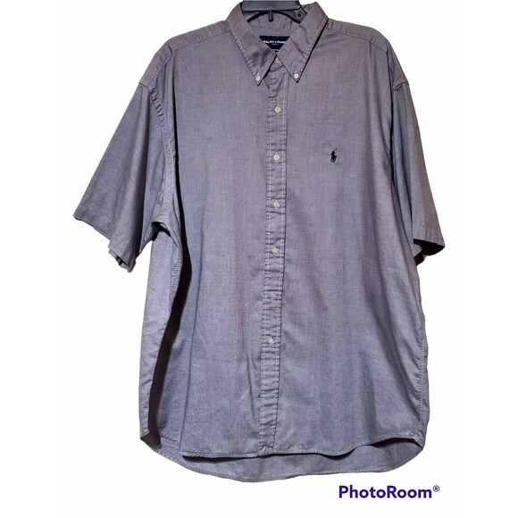 Ralph Lauren Golf Polo Shirt TILDEN Mens XXL Gray Short Sleeve Button - Picture 1 of 5